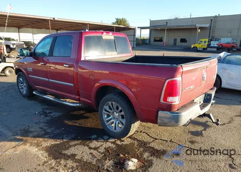 2015 Ram 1500 Laramie Limited z USA, uszkodzony, nr VIN 1C6RR7WM4FS705274